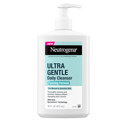 Neutrogena Ultra Gentle Foaming Facial Cleanser – Fragrance-Free (16oz)