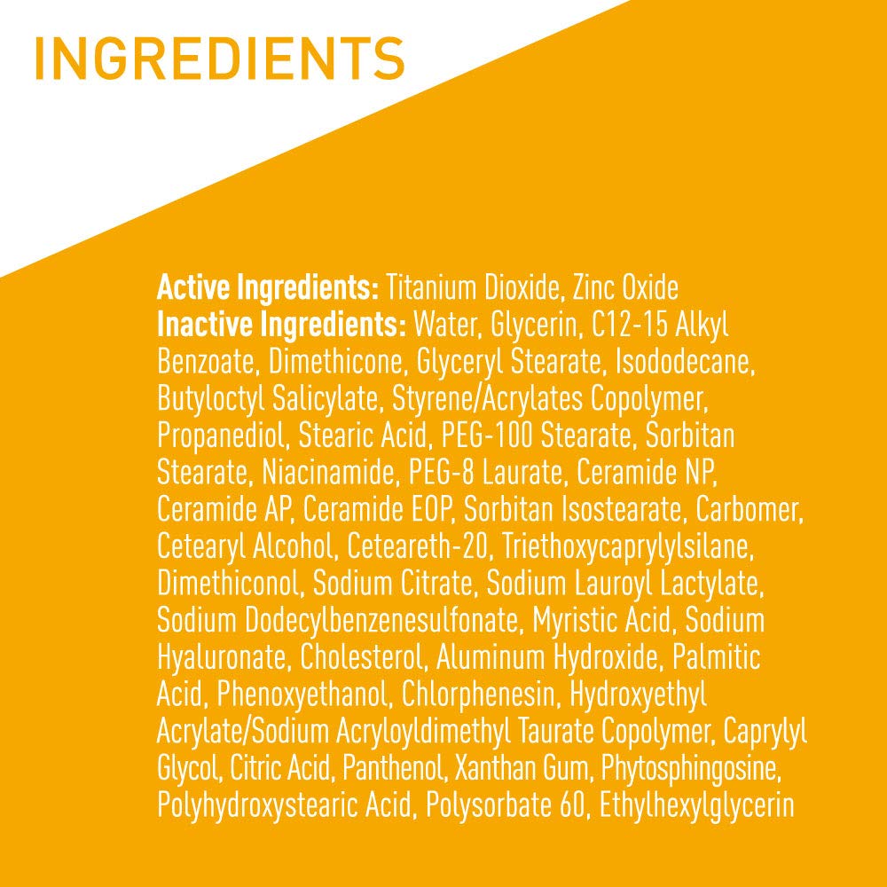 CeraVe 100% Mineral Sunscreen SPF 30 – Face Sunscreen (2.5oz Travel Size)