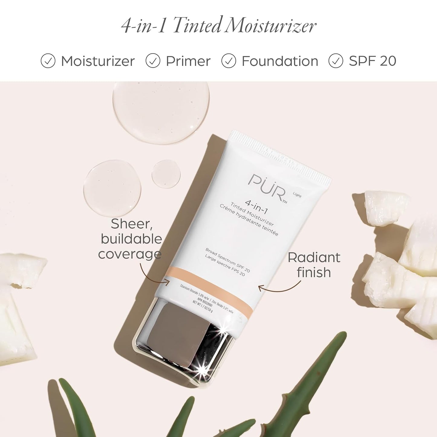 PÜR MINERALS 4-in-1 Tinted Moisturizer with SPF 20