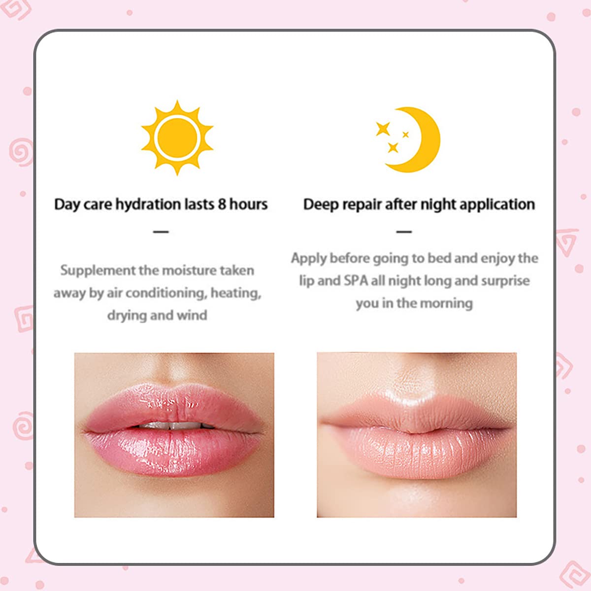 2Pcs Crystal Jelly Lip Oil Moisturizing Hydrating Lip Care – Tinted Lip Balm & Gloss (Alisesun)