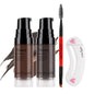 2 Colors Long Lasting Eyebrow Gel Set with Brushes – Waterproof Brow Tint Kit (2 × 6ml)