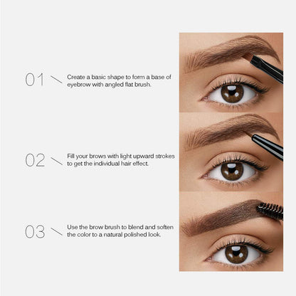 2 Colors Long Lasting Eyebrow Gel Set with Brushes – Waterproof Brow Tint Kit (2 × 6ml)
